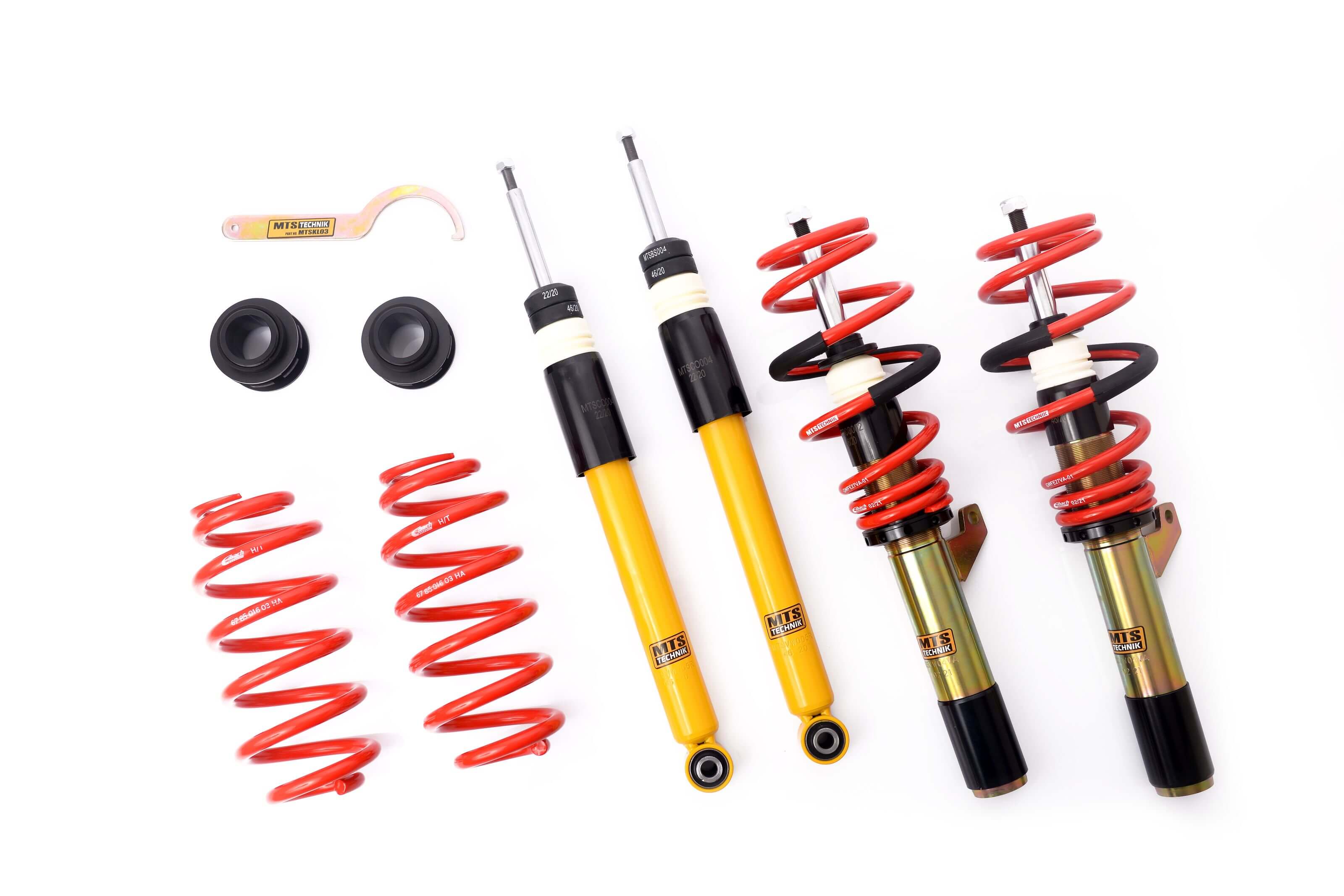 Image of MTS Technik Schroefset Street Zonder Top Mounts Volkswagen, Seat, Skoda