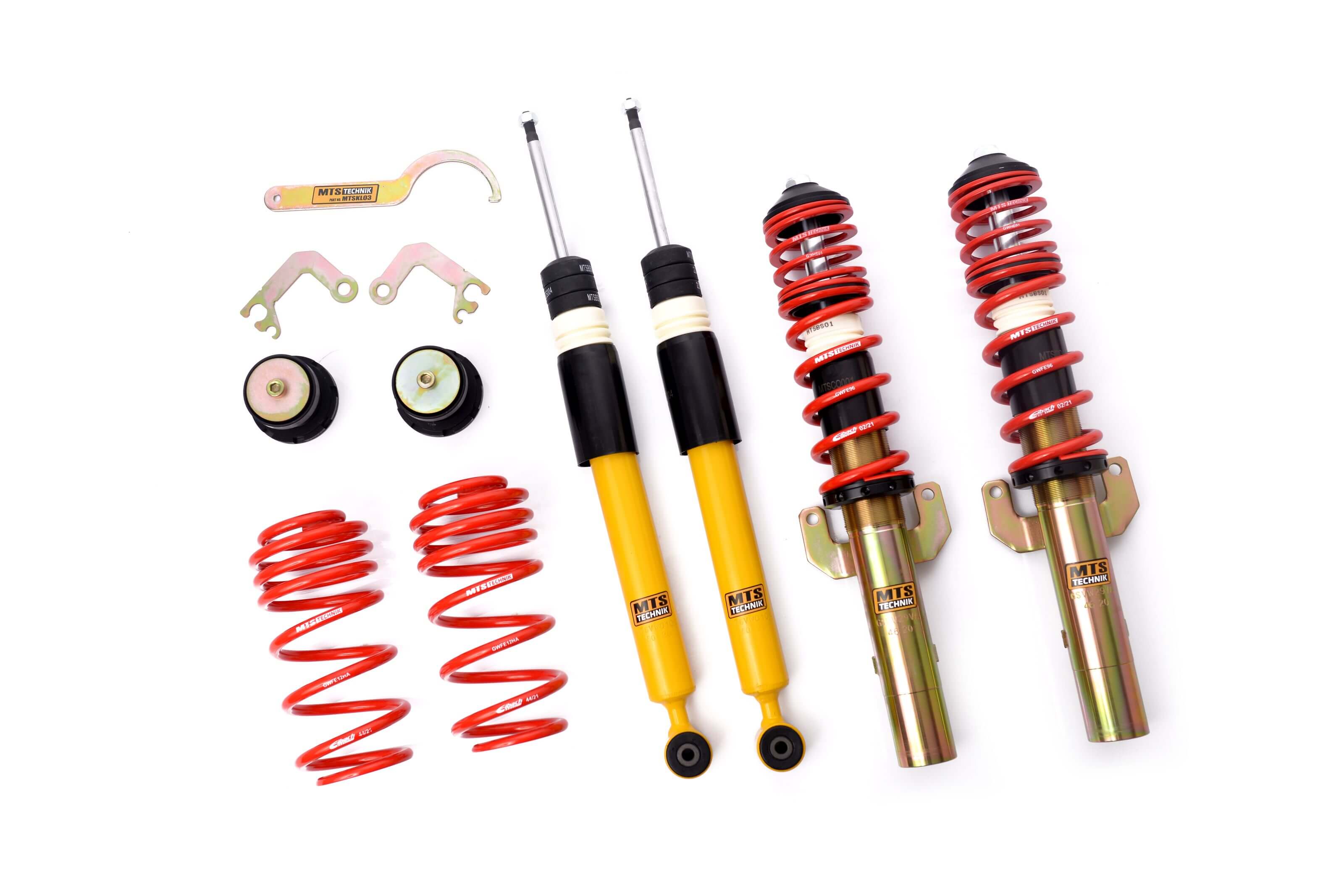 Image of MTS Technik Schroefset Street Zonder Top Mounts Volkswagen, Seat, Skoda