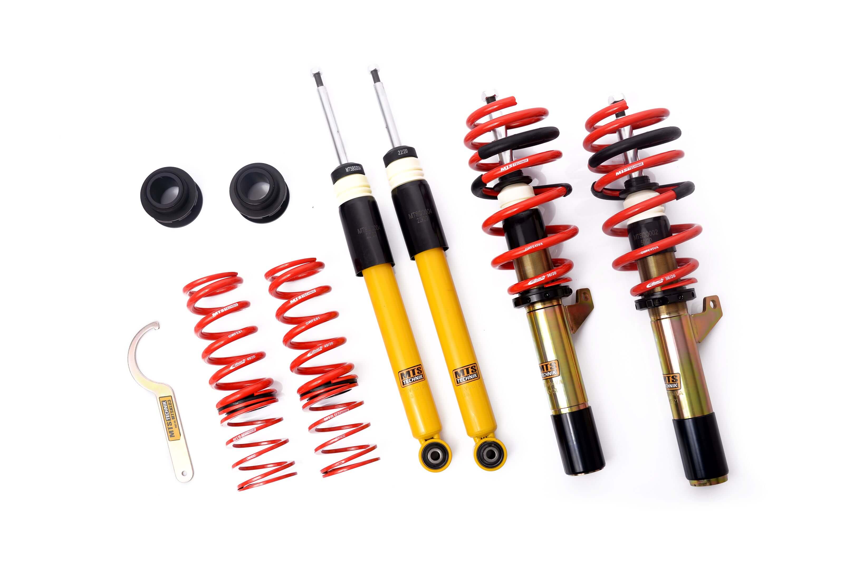 Image of MTS Technik Schroefset Street Zonder Top Mounts Audi,Seat,Volkswagen
