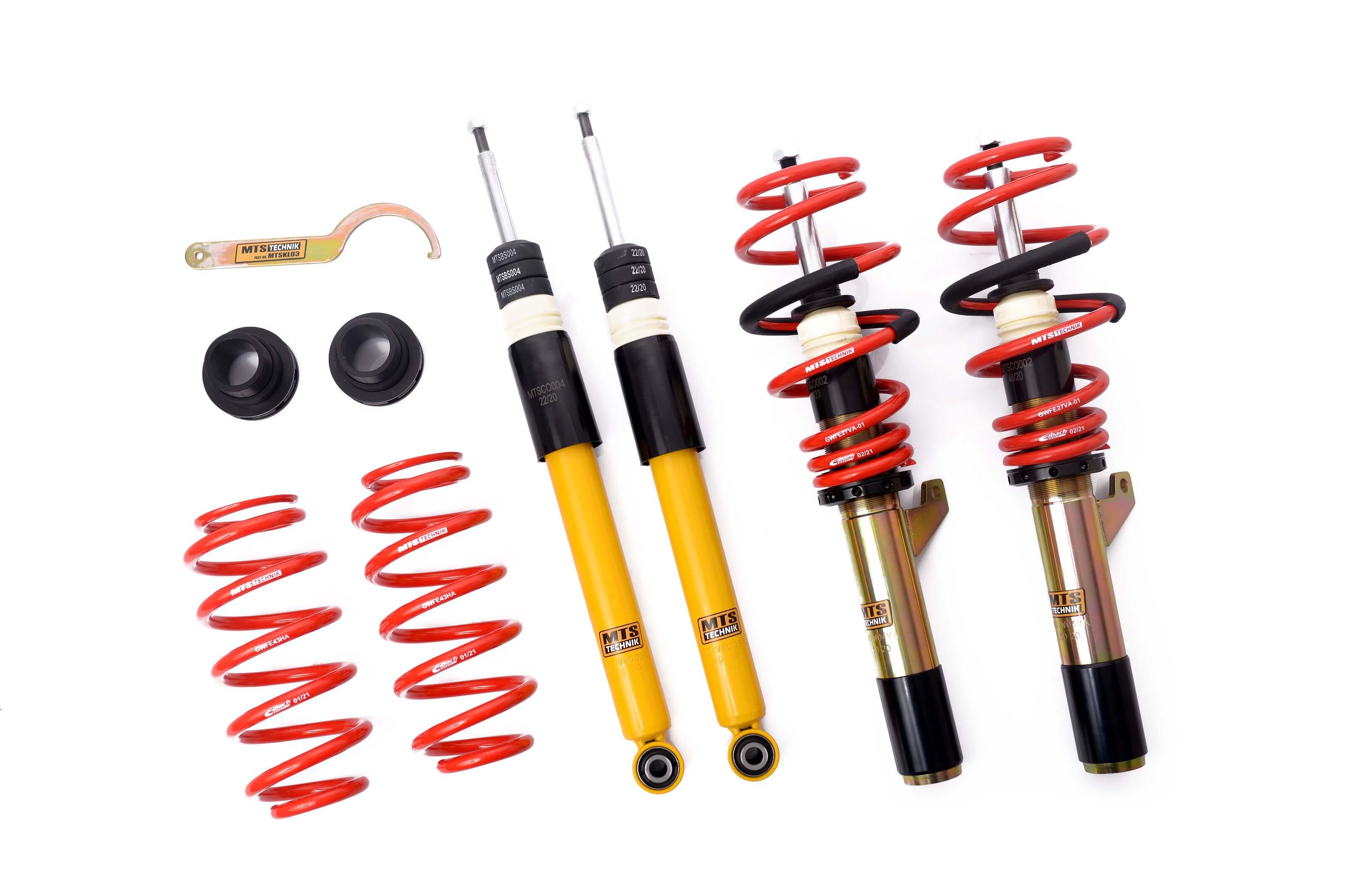 Image of MTS Technik Schroefset Street Zonder Top Mounts Audi,Volkswagen
