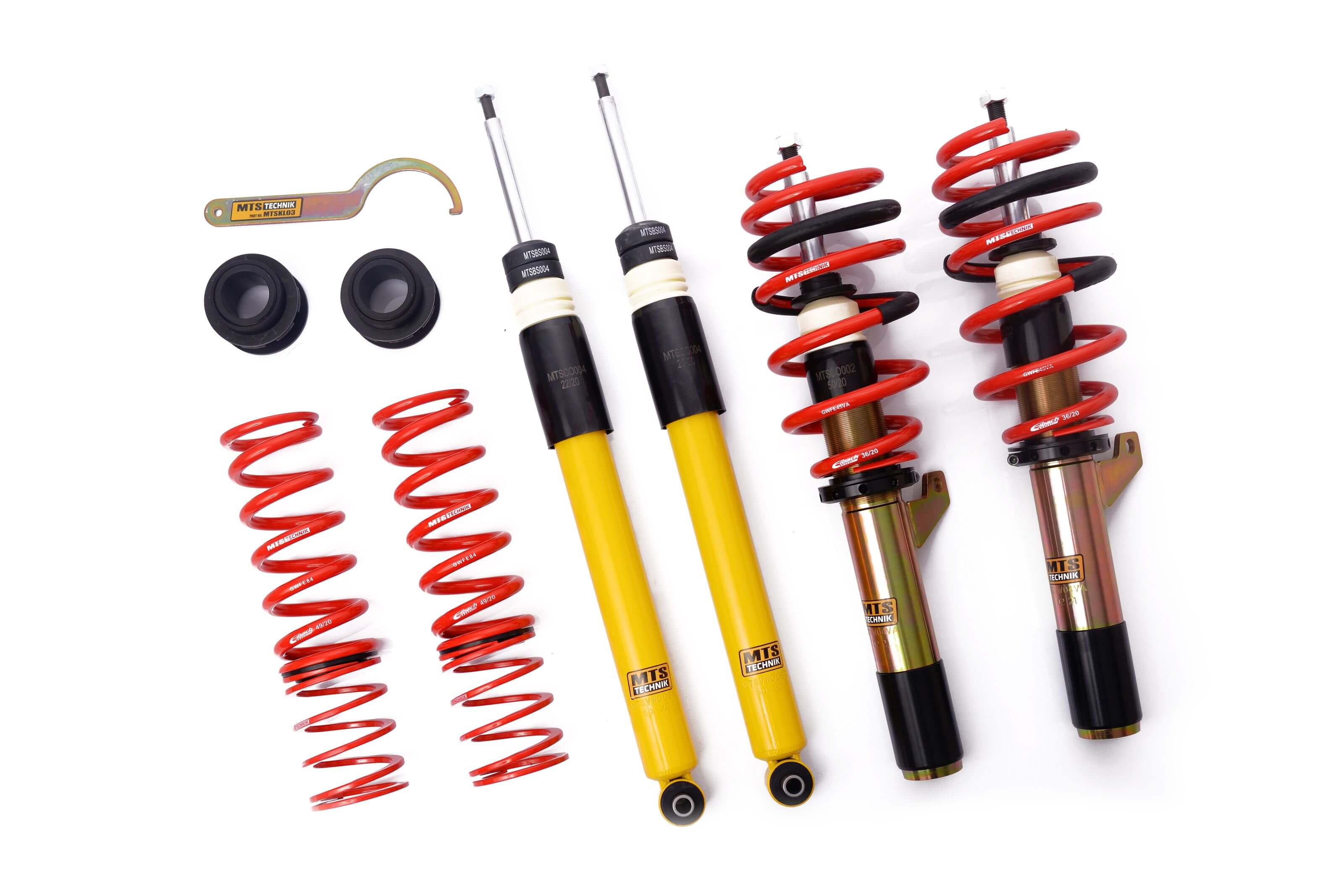 Image of MTS Technik Schroefset Street Zonder Top Mounts Audi,Skoda,Volkswagen