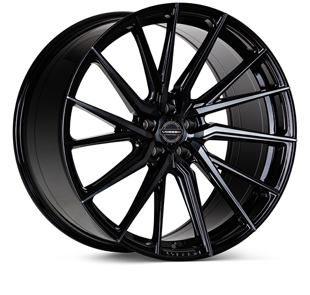 Image of Vossen Wheels HF-4T Hybrid Forged Series Velgen 20 Inch 9J ET32 5x112 Flow Form Glanzend zwart getint