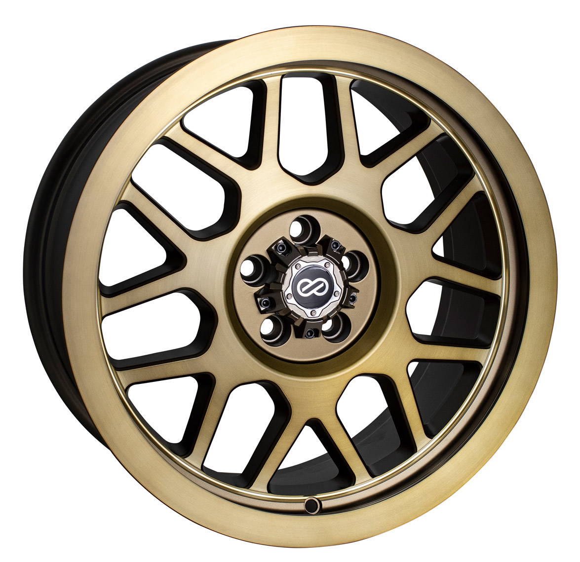 Image of Enkei Matrix Velgen 17 Inch 9J ET10 5x127 Brushed Gold