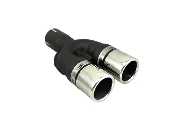 Image of Ulter Sport Uitlaat Sierstuk Dual Tip Roestvrij Staal