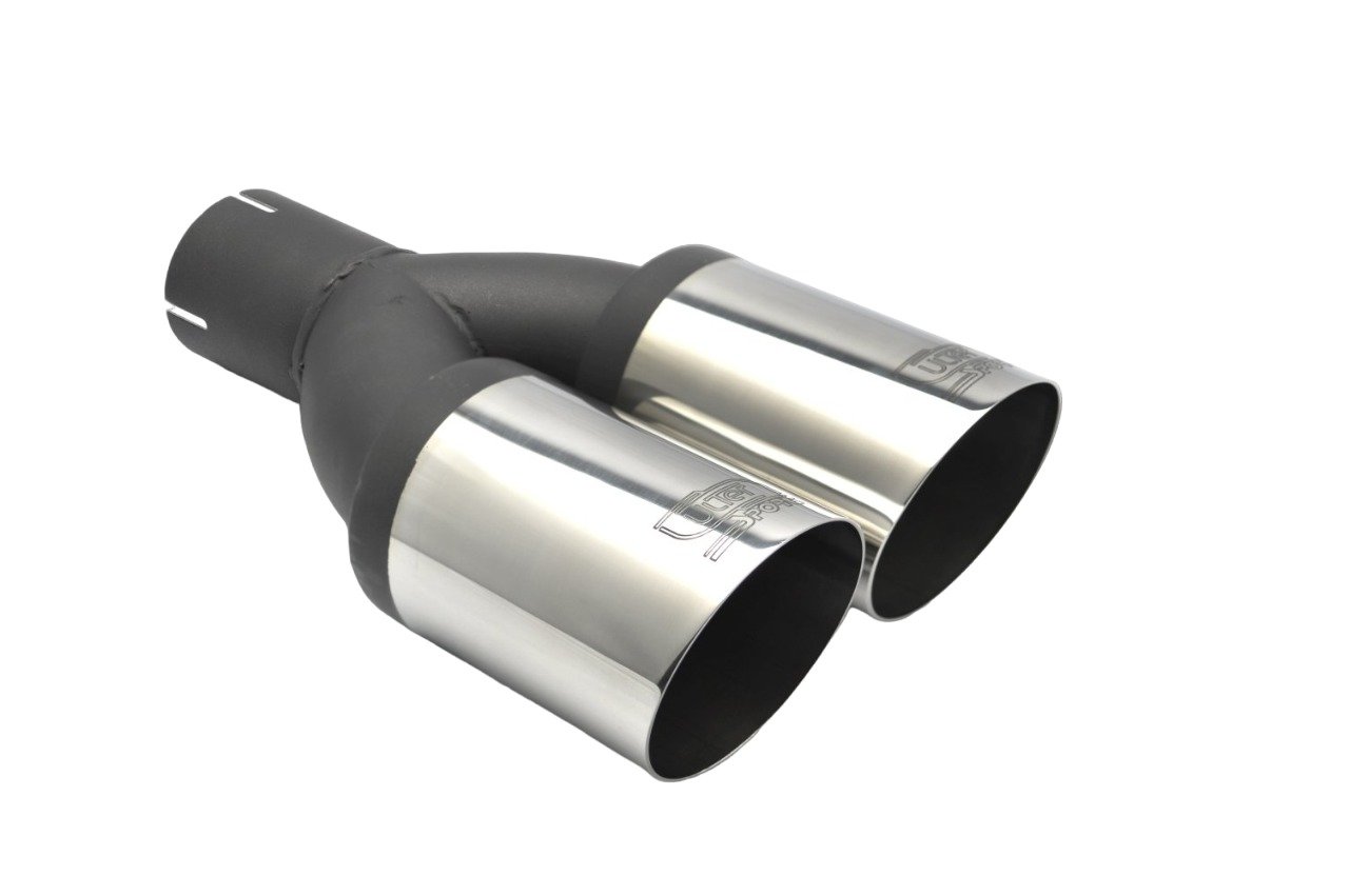 Image of Ulter Sport Uitlaat Sierstuk Dual Tip Roestvrij Staal
