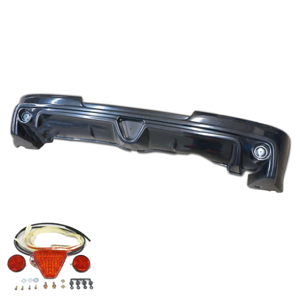 Image of ABS Dynamics Achter Bumper Lip RZ-Style Ongeverfd ABS Plastic Honda Civic