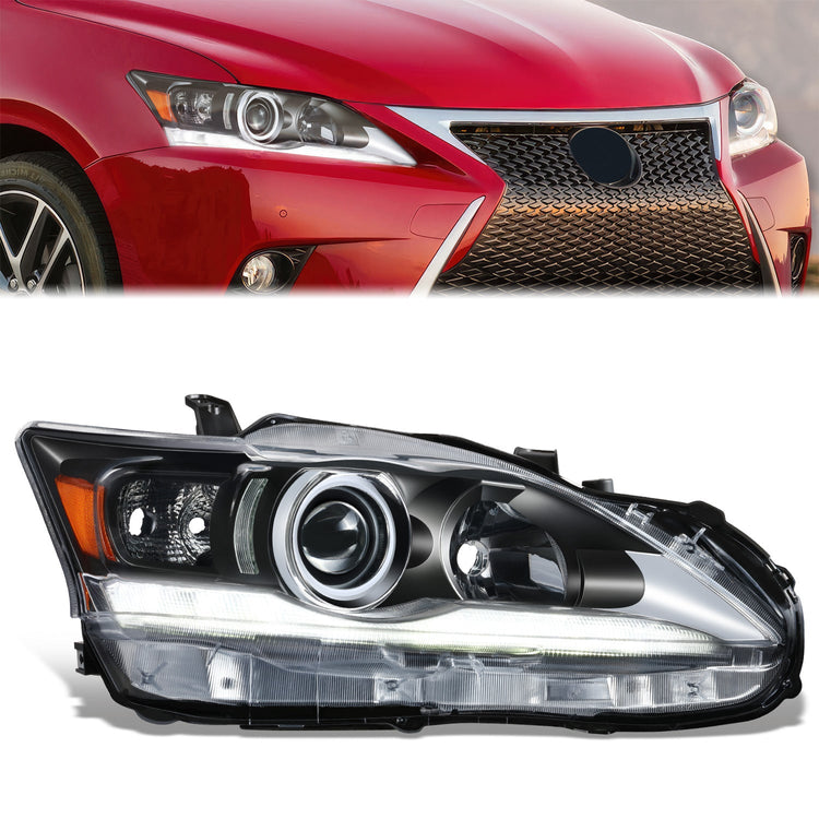 Image of SK-Import Koplampen Black Housing Heldere Lens Lexus CT 200h