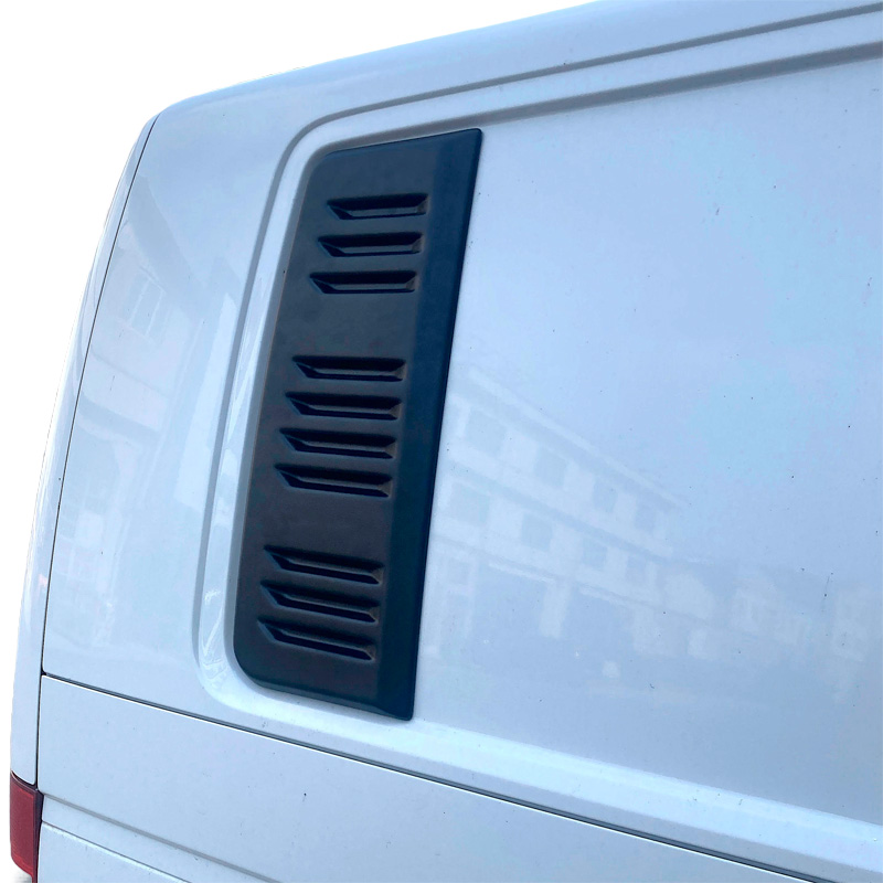 Image of Oneway Luchtinlaat Zwart ABS Plastic Volkswagen Transporter