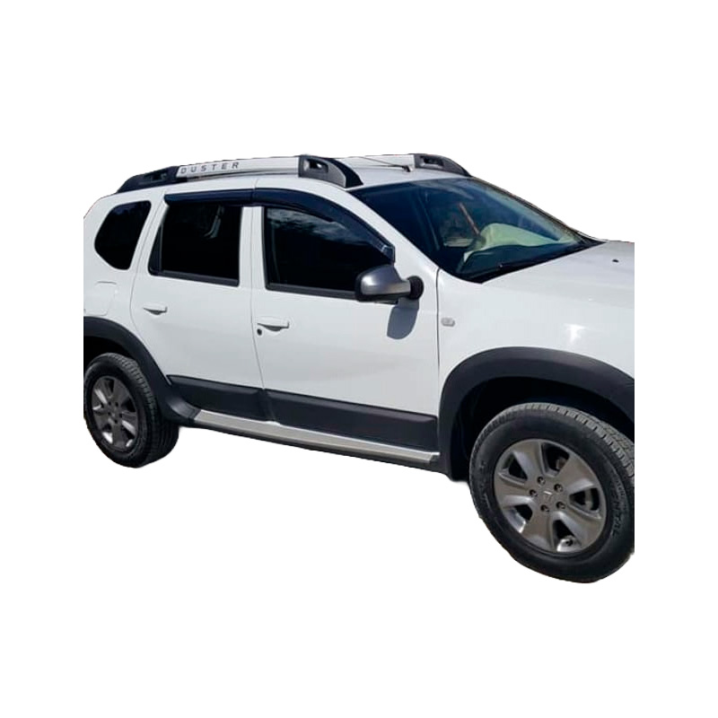 Image of Oneway Zijpanelen Zwart ABS Plastic Dacia Duster