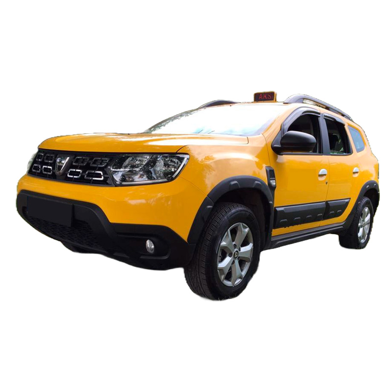 Image of Oneway Zijpanelen Zwart ABS Plastic Dacia Duster