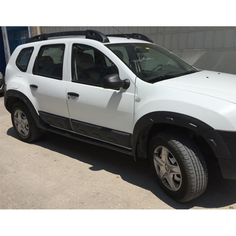 Image of Oneway Zijpanelen Zwart ABS Plastic Dacia Duster