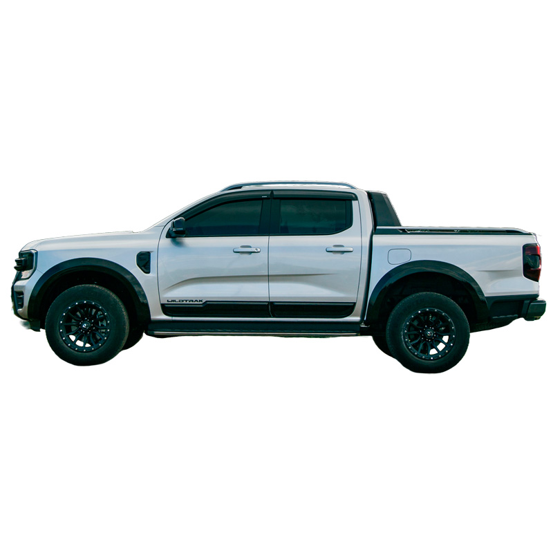 Image of Oneway Zijpanelen Zwart ABS Plastic Ford Ranger
