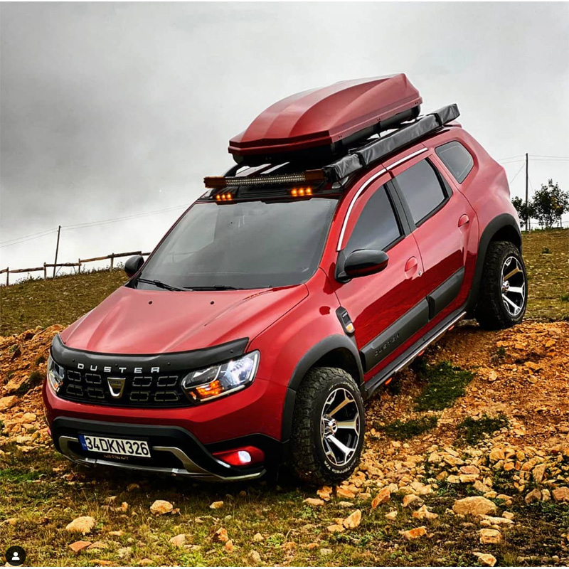 Image of Oneway Exterieurkit Zwart ABS Plastic Dacia Duster