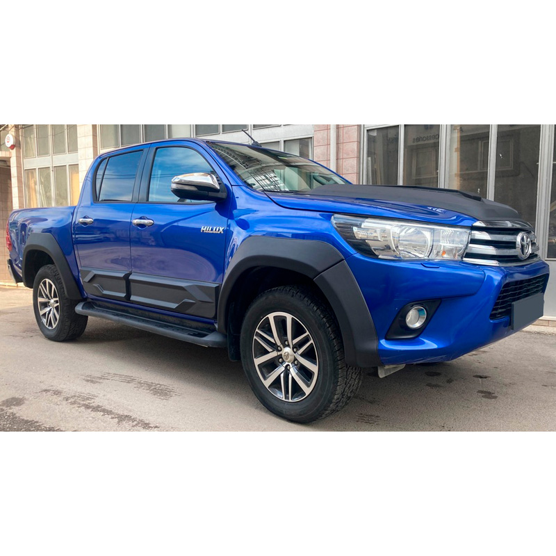 Image of Oneway Exterieurkit Zwart ABS Plastic Toyota Hilux