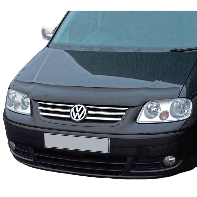 Image of Oneway Motorkap Beschermer Zwart ABS Plastic Volkswagen Caddy