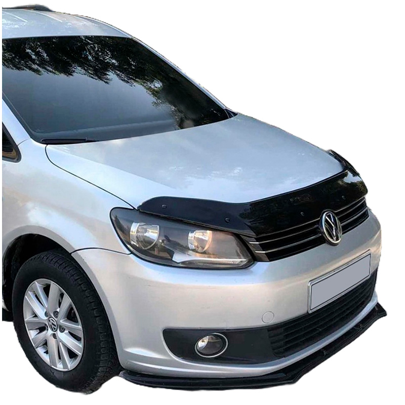 Image of Oneway Motorkap Beschermer Zwart ABS Plastic Volkswagen Caddy Facelift