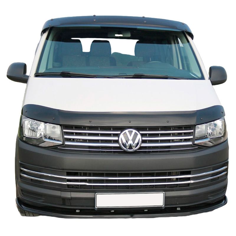 Image of Oneway Motorkap Beschermer Zwart ABS Plastic Volkswagen Transporter