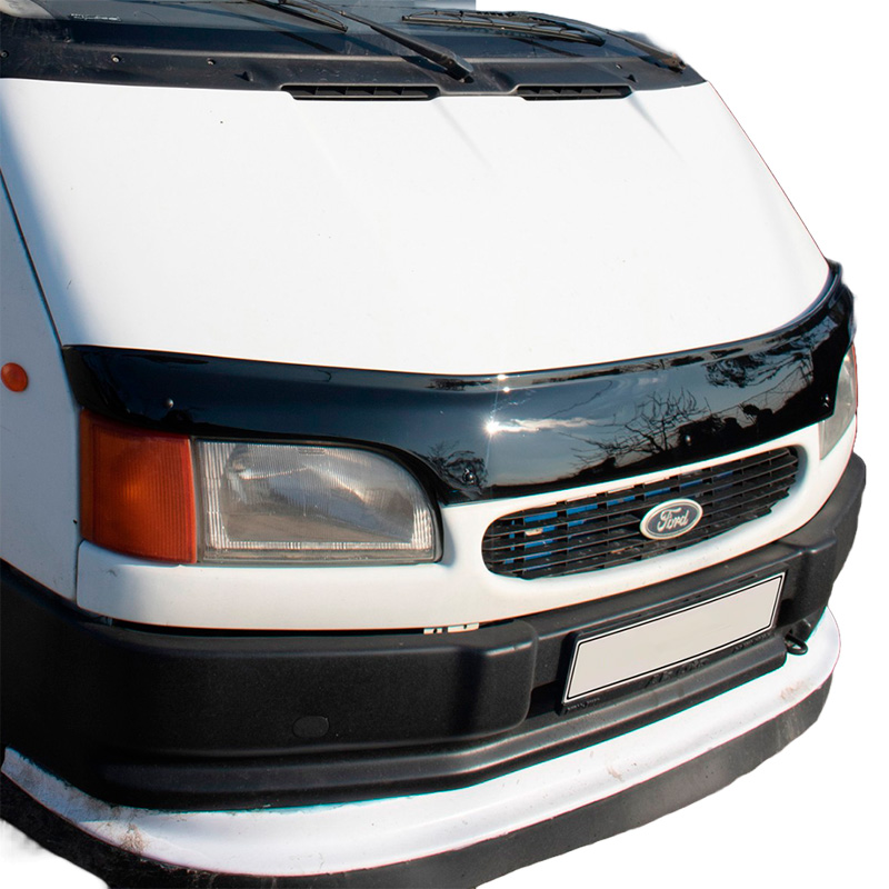 Image of Oneway Motorkap Beschermer Zwart ABS Plastic Ford Transit