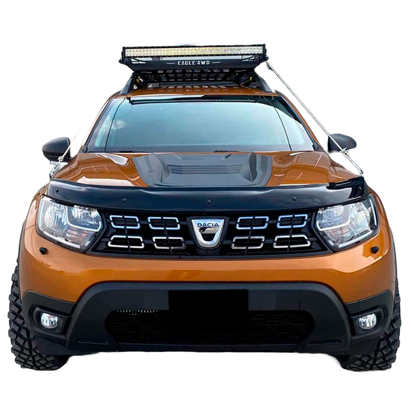 Image of Oneway Luchtinlaat Zwart ABS Plastic Dacia Duster