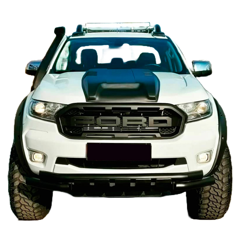 Image of Oneway Luchtinlaat Zwart ABS Plastic Ford Ranger