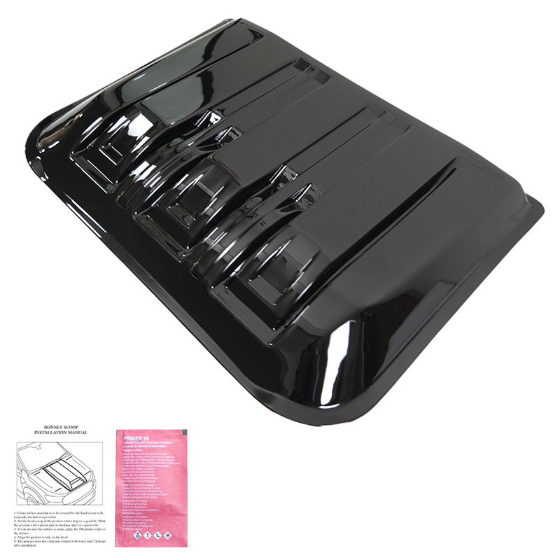 Image of Oneway Luchtinlaat Zwart ABS Plastic Ford Ranger