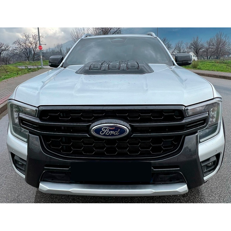 Image of Oneway Luchtinlaat Zwart ABS Plastic Ford Ranger