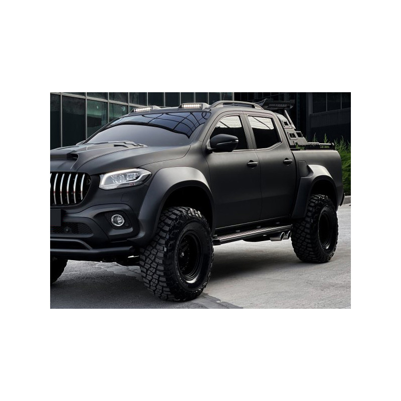 Image of Oneway Voor en Achter Scherm Verbreders Zwart ABS Plastic Mercedes X-Class