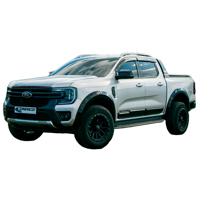 Image of Oneway Voor en Achter Scherm Verbreders Zwart ABS Plastic Ford Ranger