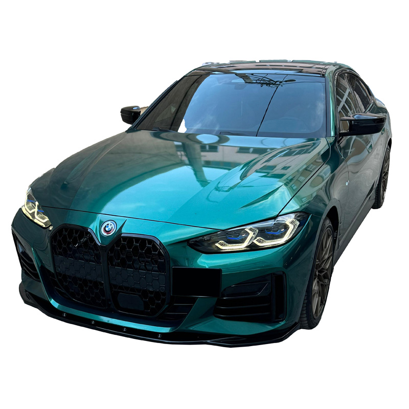 Image of Oneway Voor Bumper Lip Zwart ABS Plastic BMW 4-serie