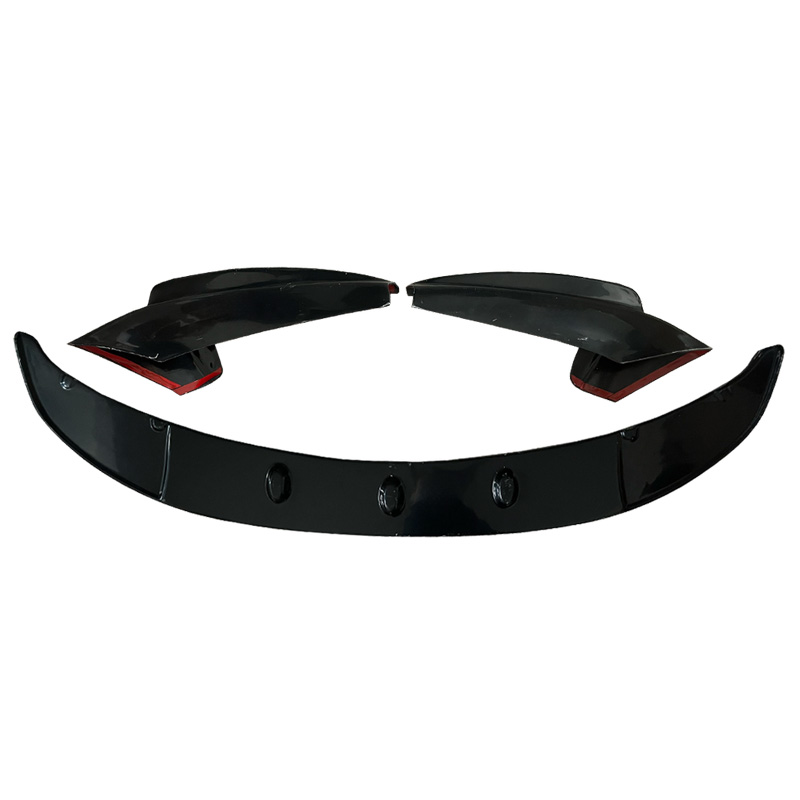 Image of Oneway Voor Bumper Lip Zwart ABS Plastic BMW 5-serie