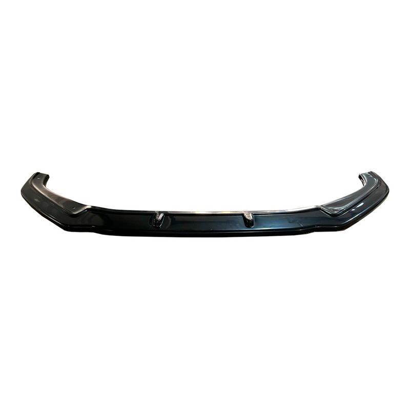 Image of Oneway Voor Bumper Lip Zwart ABS Plastic Audi A4,S4
