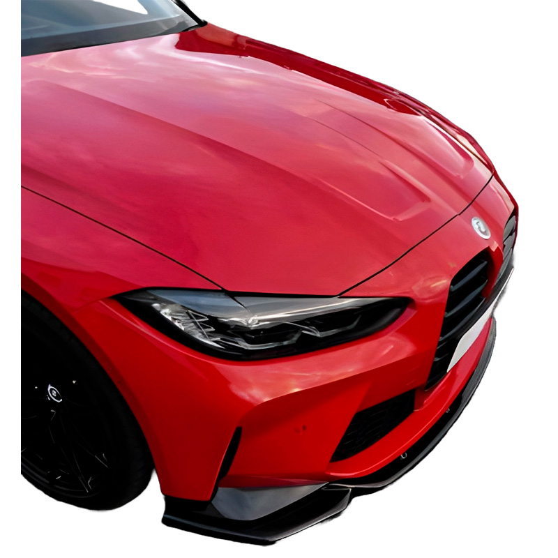 Image of Oneway Voor Bumper Lip Zwart ABS Plastic BMW M3, M4