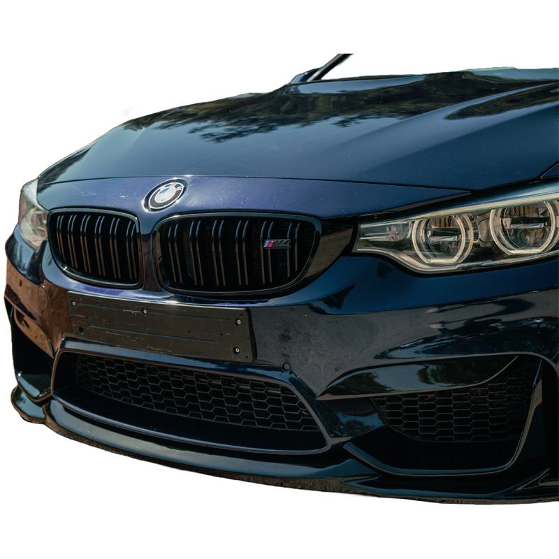 Image of Oneway Voor Bumper Lip Zwart ABS Plastic BMW M3, M4