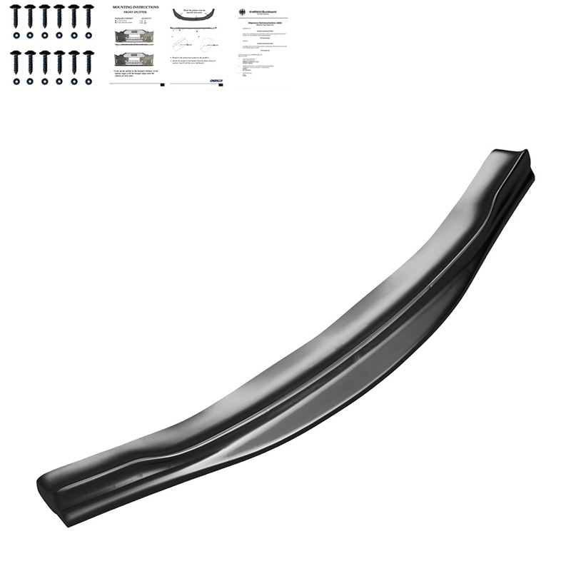 Image of Oneway Voor Bumper Lip Zwart ABS Plastic BMW M5