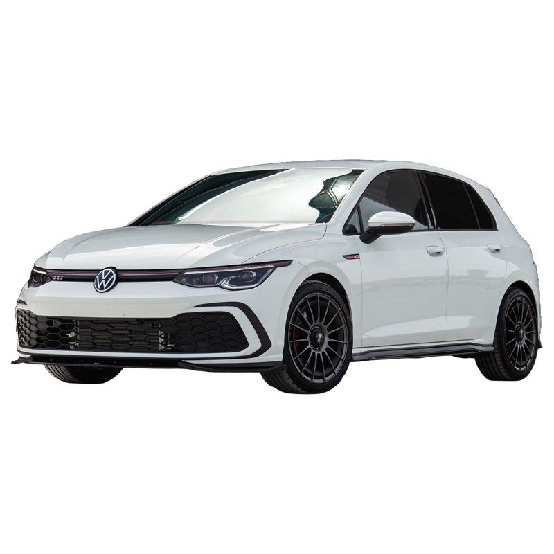 Image of Oneway Voor Bumper Lip Zwart ABS Plastic Volkswagen Golf