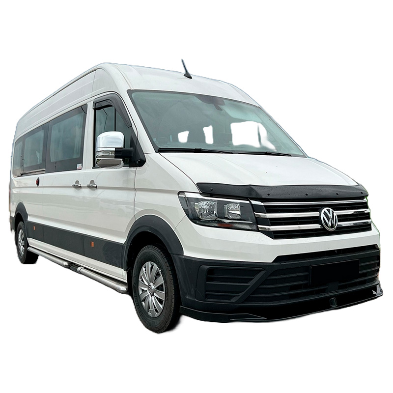 Image of Oneway Voor Bumper Lip Zwart ABS Plastic Volkswagen, MAN Pre Facelift