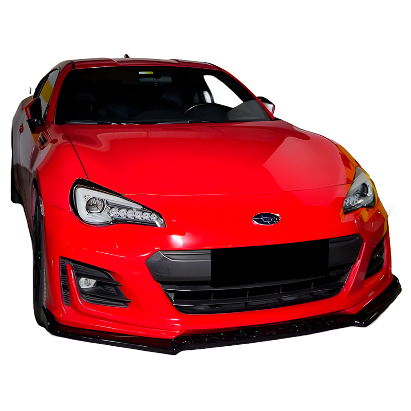 Image of Oneway Voor Bumper Lip Zwart ABS Plastic Subaru BRZ