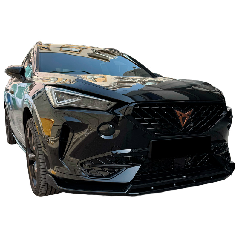 Image of Oneway Voor Bumper Lip Zwart ABS Plastic Cupra Formentor