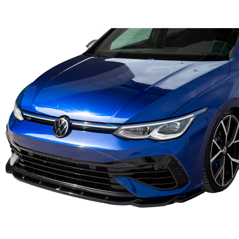 Image of Oneway Voor Bumper Lip Zwart ABS Plastic Volkswagen Golf