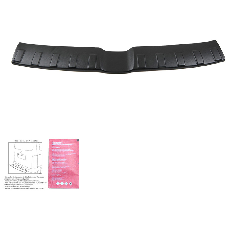 Image of Oneway Achter Bumper Beschermlijst Zwart ABS Plastic Dacia Sandero, Stepway