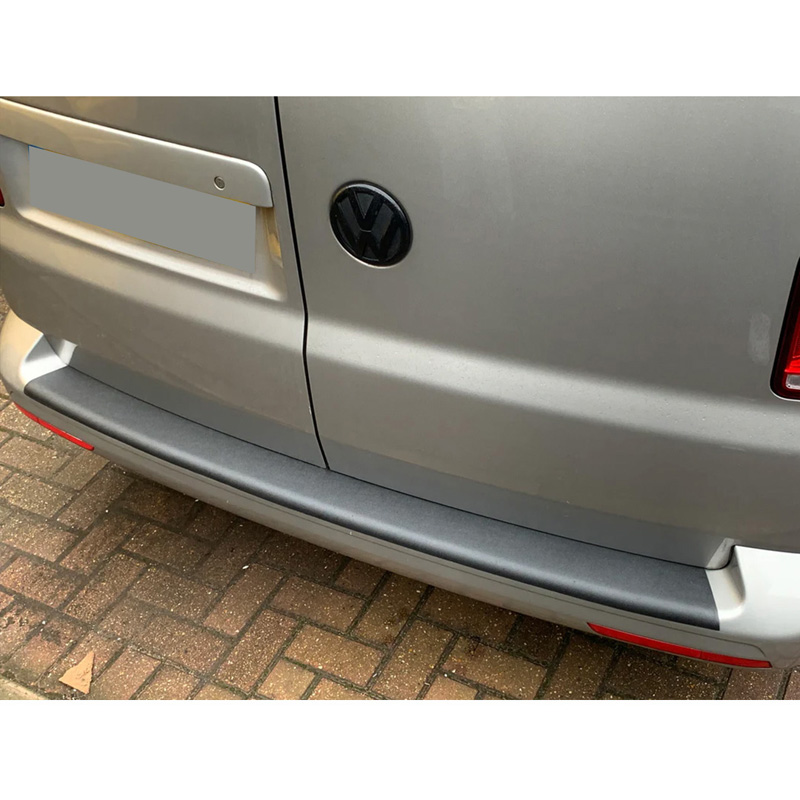 Image of Oneway Achter Bumper Beschermlijst Zwart ABS Plastic Volkswagen Transporter