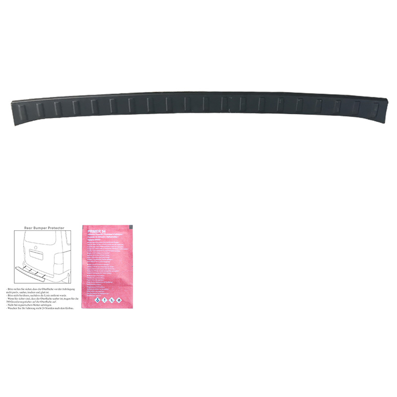 Image of Oneway Achter Bumper Beschermlijst Zwart ABS Plastic Mercedes Sprinter