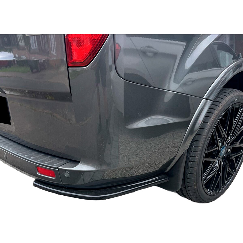 Image of Oneway Achter Bumper Hoekverlichting Zwart ABS Plastic Ford Transit Custom Facelift