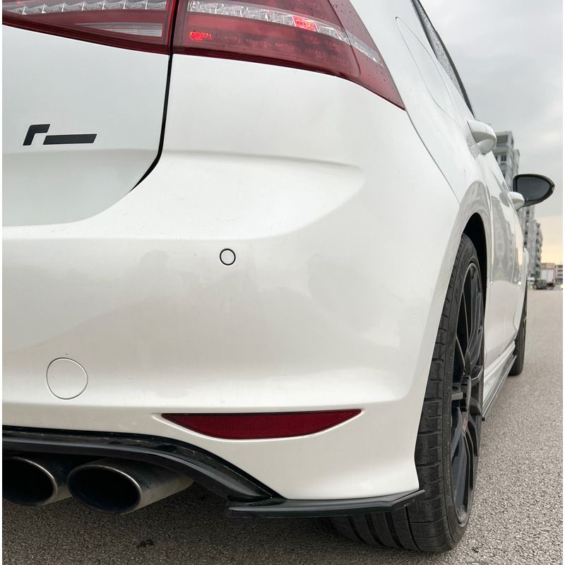 Image of Oneway Achter Bumper Hoekverlichting Zwart ABS Plastic Volkswagen Golf