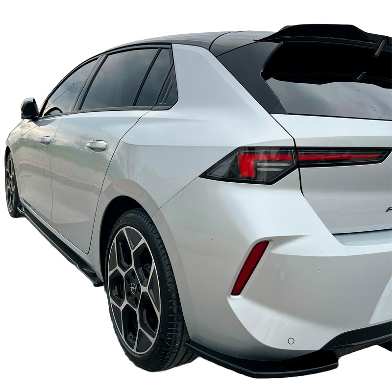 Image of Oneway Achter Bumper Hoekverlichting Zwart ABS Plastic Opel Astra