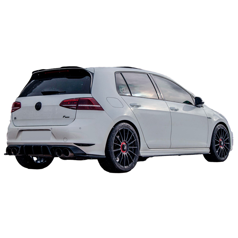 Image of Oneway Achter Bumper Hoekverlichting Zwart ABS Plastic Volkswagen Golf