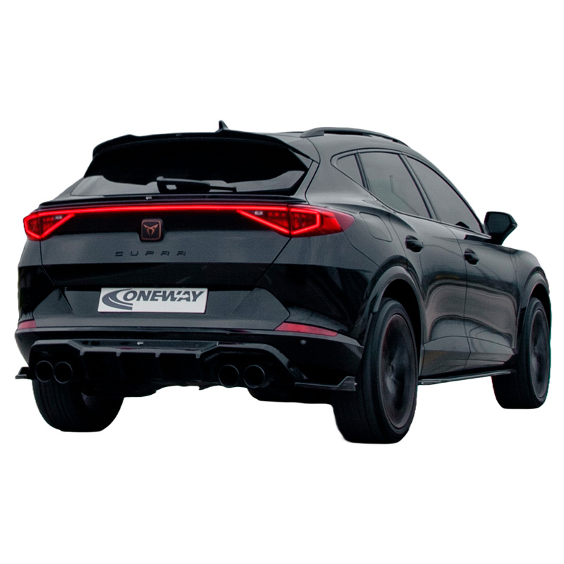 Image of Oneway Achter Bumper Hoekverlichting Zwart ABS Plastic Cupra Formentor