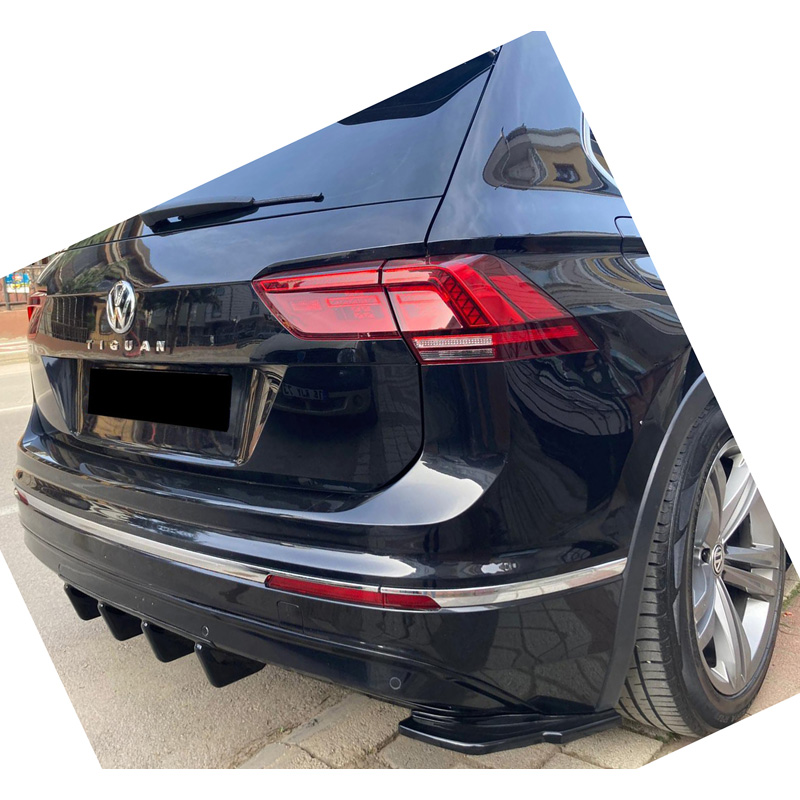 Image of Oneway Achter Bumper Hoekverlichting Zwart ABS Plastic Volkswagen Tiguan