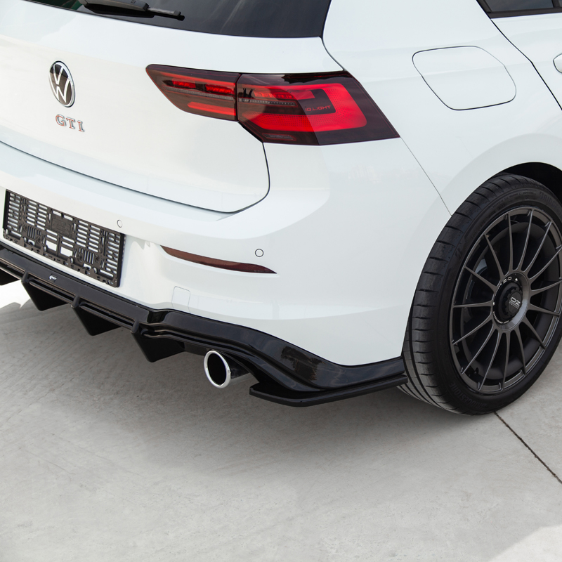 Image of Oneway Achter Bumper Hoekverlichting Zwart ABS Plastic Volkswagen Golf