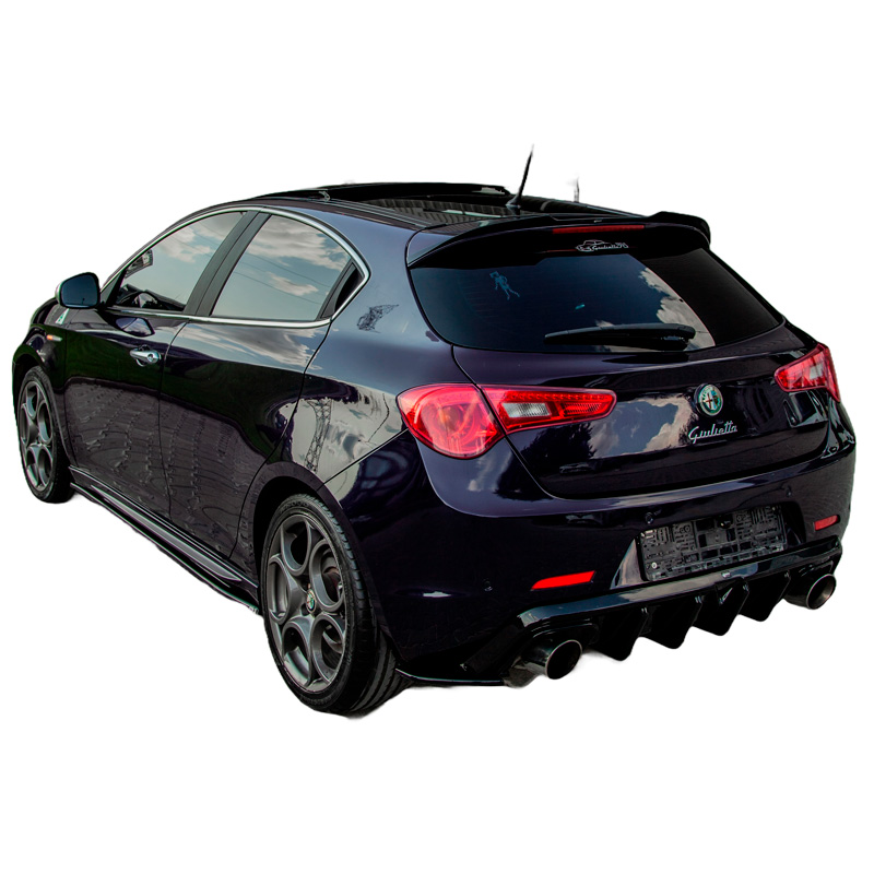 Image of Oneway Achter Bumper Hoekverlichting Zwart ABS Plastic Alfa Giulietta